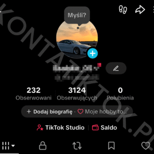 Konto TikTok 3000 obserwujących