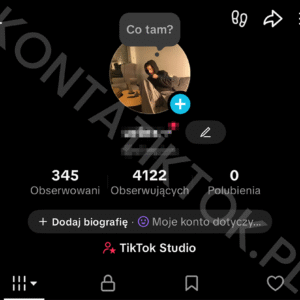 Konto TikTok 4000 obserwujących
