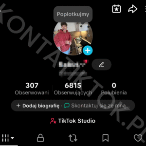 Konto TikTok 6500 obserwujących