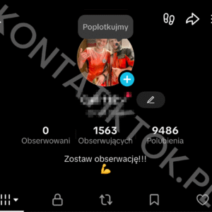 Konto TikTok 1500 obserwujących