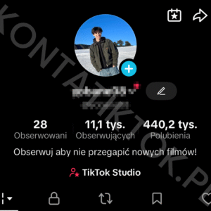 Konto TikTok 11000 obserwujących