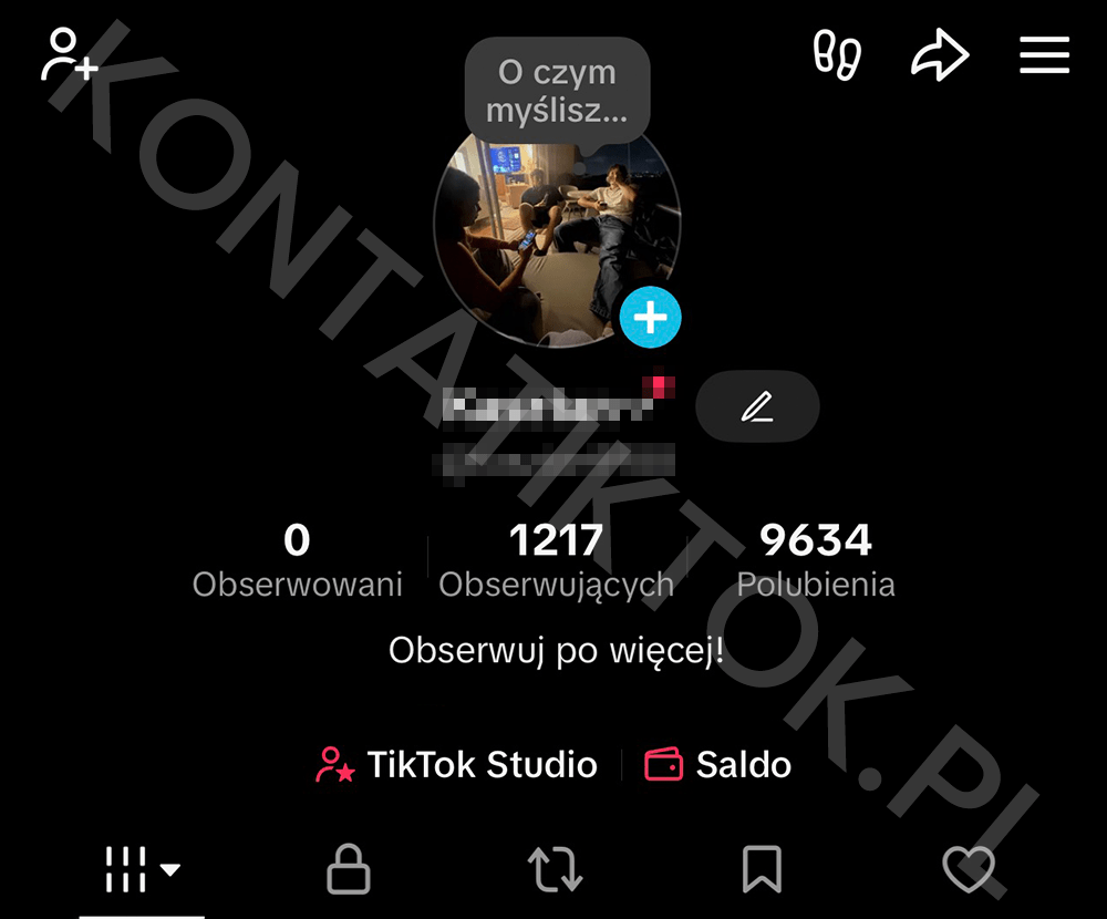 Konto TikTok 1000 obserwujących
