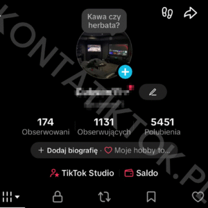 Konto TikTok 1000 obserwujących