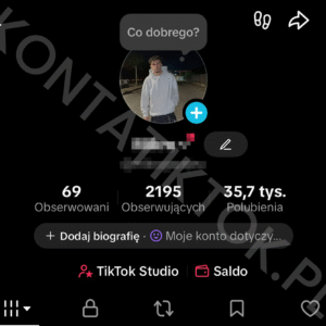 Konto TikTok 2000 obserwujących