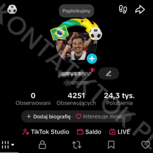 Konto TikTok 4000 obserwujących