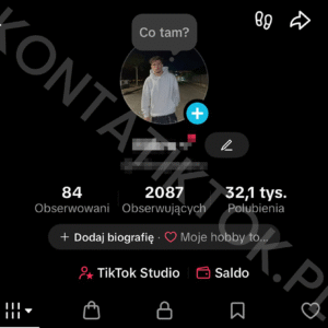 Konto TikTok 2000 obserwujących