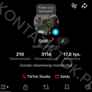 Konto TikTok 3000 obserwujących