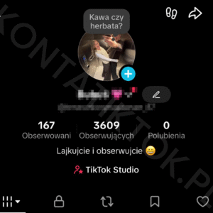 Konto TikTok 3500 obserwujących